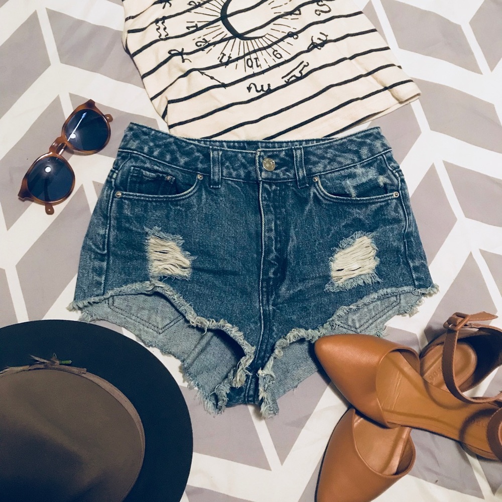 H&M Divided brand cutoff jean shorts